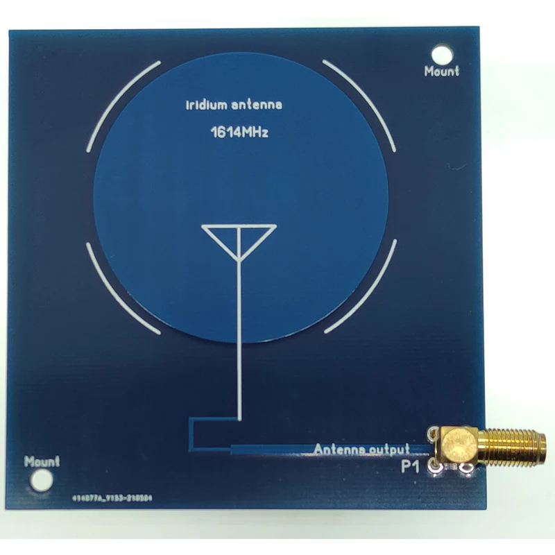 Inmars_Antena para PCB, 1.5GHz, 1550MHz, 1.614GHz, irídio, antena1614MHz