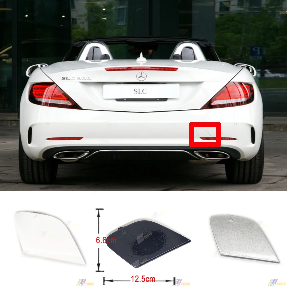 

A1728853300 подходит для 17-20 Mercedes-Benz SLC Sport W172 R172 180 200 250 300 55 AMG Coupe трансформируемая задняя буксировочная крышка