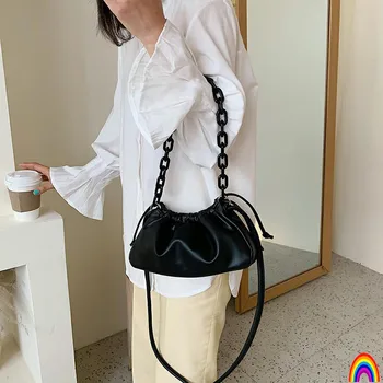 

Women Cloud Pack 2020 Fashion The Female Single Shoulder Bag Luxury Handbag Vintage Women Shopping Bag Crossbody Bags