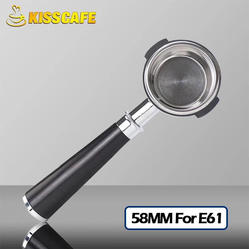 Expobar E61 Coffee Machine Handle Solid Wood Bottomless Portafilter