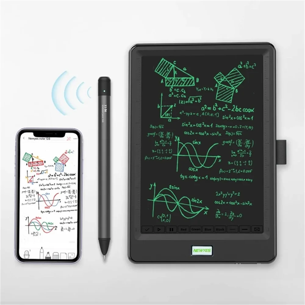 NEWYES Smart Pen 2nd Generation Digital Graphic Tablet APP Storage Blue Tooth Writing Drawing Notebook SyncPen2 Set with Memory |