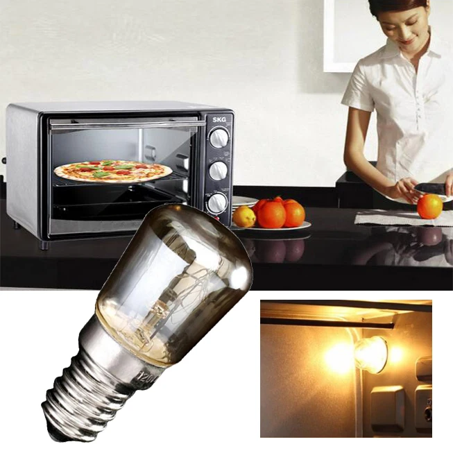 240v SES E14 с высокой температурой 300 градусов T25 микроволновая печь светильник Плита Светильник лампы светильник Кухня инструменты соль светильник лампочка