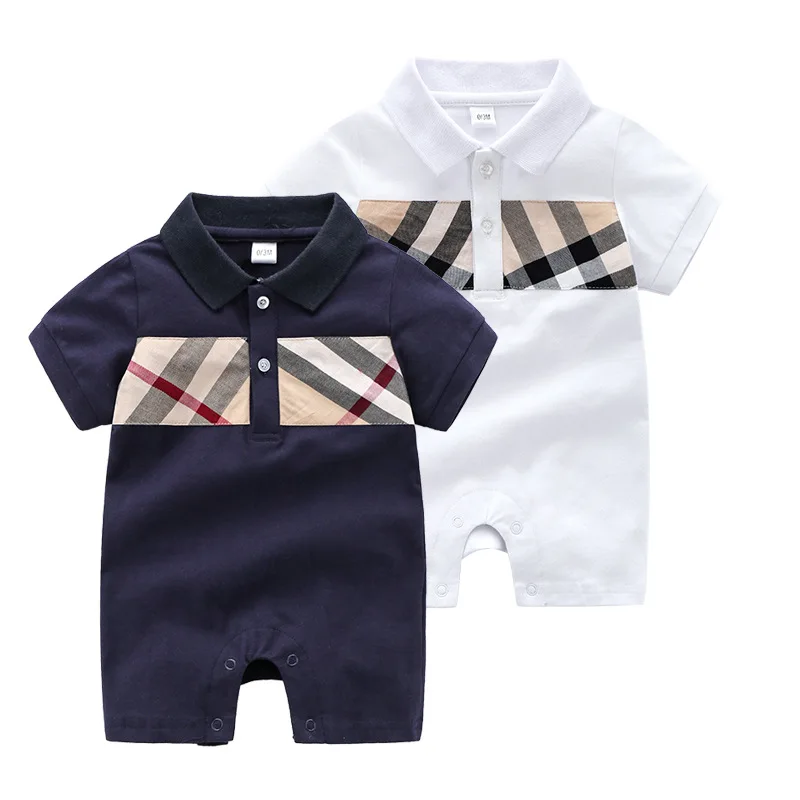 

Clothes for Babies Summer Thin BABY'S FIRST Month Male Baby Romper Climbing Clothes out Clothes Newborns Short-sleeve Baby Jumps
