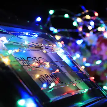 

Fairy Light 30LED Festival Durable Led Fairy Lights Fairy String Copper Wire Battery Outdoor Yard Landscape Lamp Garden