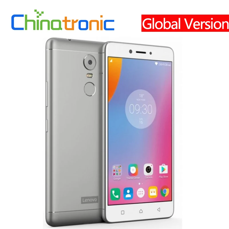 Глобальная версия мобильного телефона lenovo K6 Note 3 ГБ 32 ГБ K53a48 4G FDD LTE 5," FHD Snapdragon 430 Восьмиядерный двойной 16 МП камера 4000 мАч