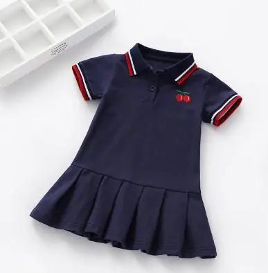 baby girl skirt Unicon Children Dress Spring Summer Turn-Down Collar Kids Clothes Fashion toddler Baby Girls Clothing Summer Dress Girl long skirt top design for baby girl Dresses