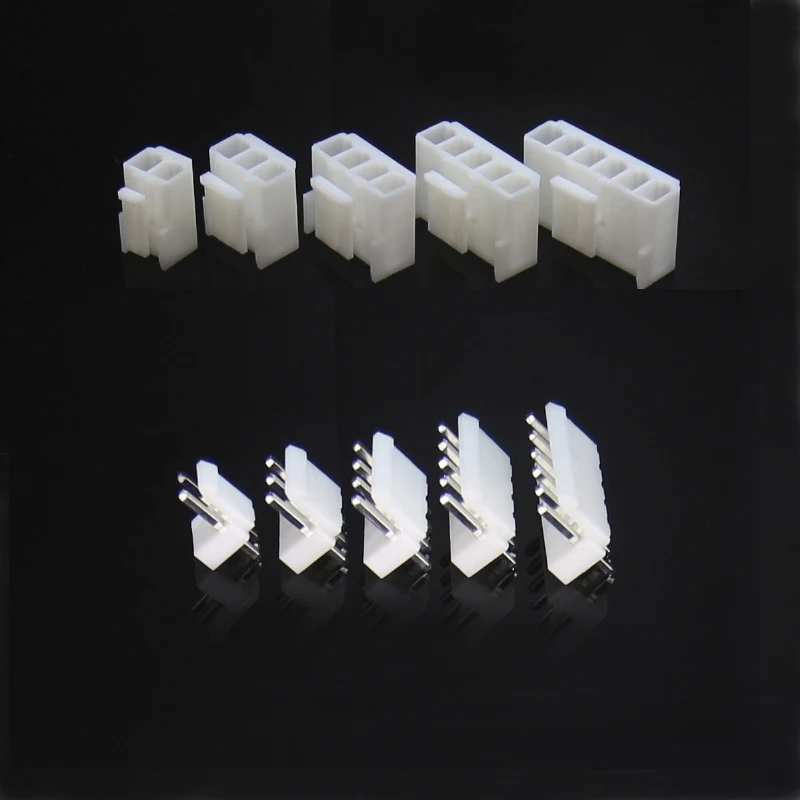 Wire Connector 10sets VH 3.96mm 2P 3P 4P 5P 6P 7P 8Pin Male Plug + Female Housing + Terminals VH3.96 Connector Wire Connector Terminals Electrical Connectors Electrical Connector Cable Connector