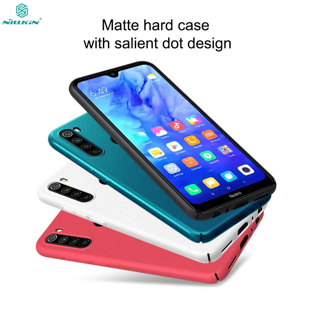 Супер матовый защитный чехол NILLKIN для Xiaomi Redmi Note 8T матовая жесткая задняя крышка с