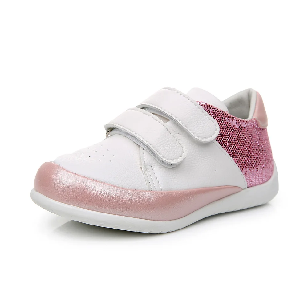 Apakowa/Модная спортивная обувь для маленьких девочек; сезон весна-осень; кроссовки для бега на улице; повседневная обувь на липучке