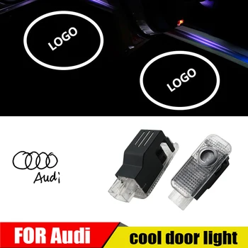 

2x LED Car Door Welcome Light Logo Ghost Shadow Lamp For Audi A4 B5 B6 B7 B8 A5 A1 A3 C5 A6 C6 C7 A7 A8 Q3 Q5 Q7 TT 8L Projector