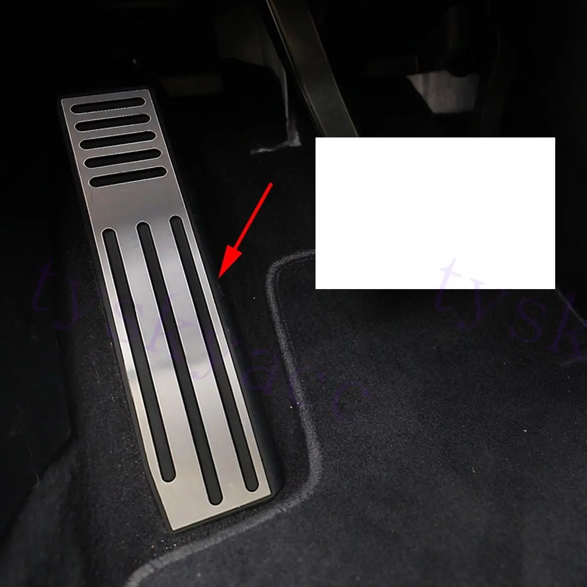 Подставка для ног Tesla Model S X 2012 2018 нескользящий коврик|Педали| |