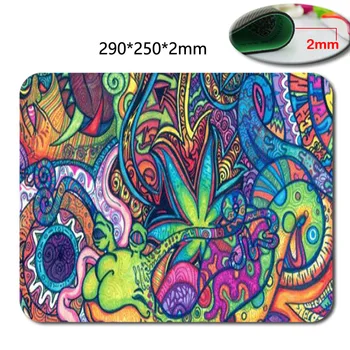 

Custom Two siz rubber game mouse pad Psychedelic Trippy Artwork Traditional Art Snail Mouse Pad,Customized Rectangular Mousepad