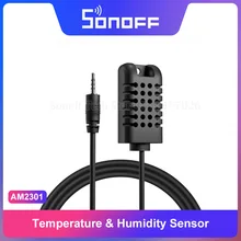 Модуль монитора Sonoff Si7021/AM2301, модуль монитора с высокоточным датчиком температуры и влажности, кабель AL560 с поддержкой пульта дистанционного управления TH10/TH16 Модуль монитора Sonoff Si7021/AM2301, модуль монитора с высокоточным датчиком температуры и влажности, кабель AL560 с поддержкой пульта дистанционного управления TH10/TH16