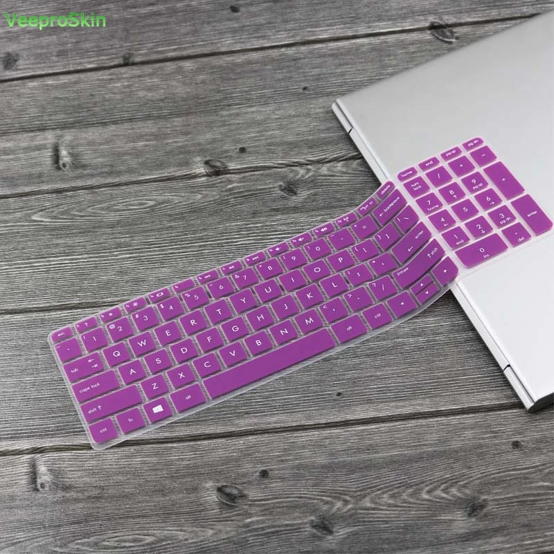 Клавиатура для ноутбука с кожаным покрытием для hp Pavilion 15 15-bc209ur 15-bc412tx 15-bc514tx 15-bc406tx 15-bc504tx 15-bc401la 15,6'' - Цвет: purple