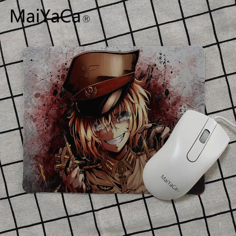 MaiYaCa Youjo Senki Tanya Von Degurechaff аниме девушки коврик для мыши игровой коврик для мыши Противоскользящий ноутбук ПК коврик для мышки коврик s
