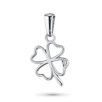 

Silver Pendant with diamond лт06п071807