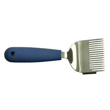 

Rubber Handle Uncapping Forks Honey Honeycomb Scraper Rubber Handle Tool Gardening Style Beekeeping Tool