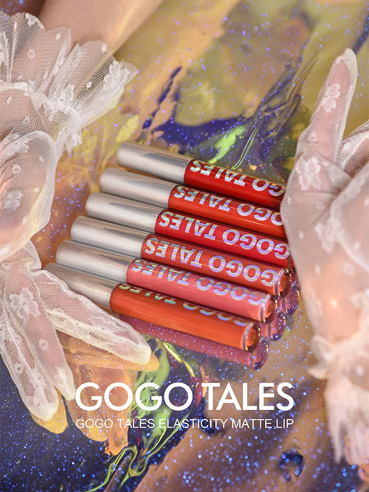 Gogo tales Увлажняющий блеск для губ длительная нюдовая помада матовая Сексуальная Красная оранжевая жидкая помада тату крем BN183