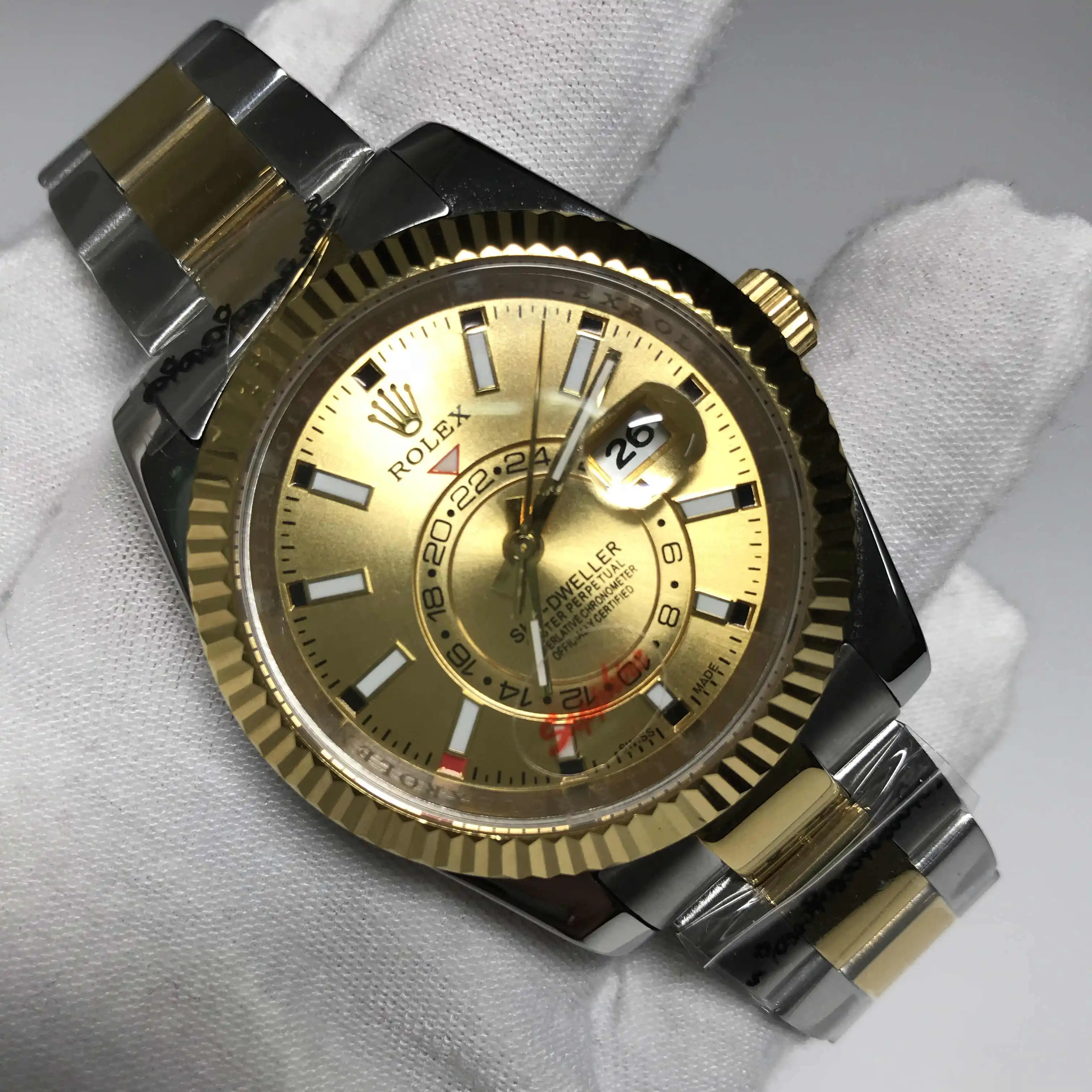 

Luxury 18K gold Watch AAA Men Luxury Watch Day-date President Automatic sweeping movement Mechanical Watches 03