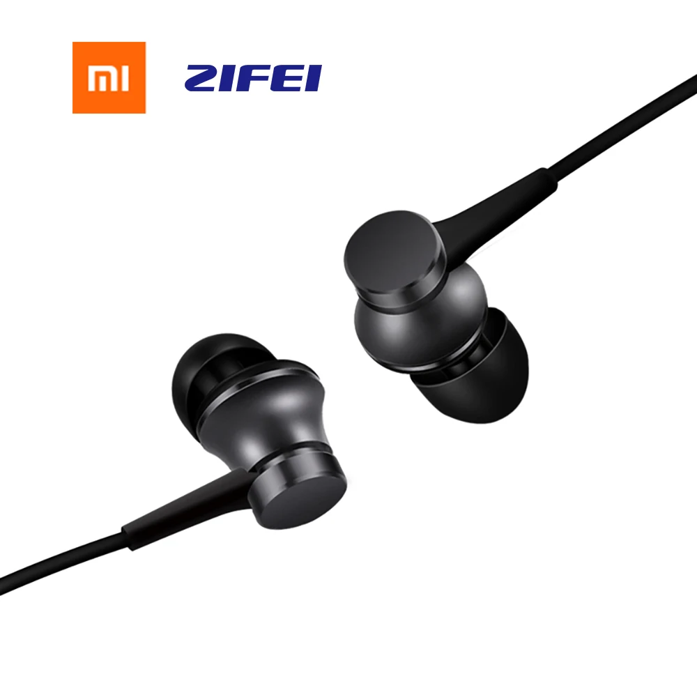 Original Xiaomi Piston Headset Wire Control Button Built in Call Microphone 3 5mm Interface