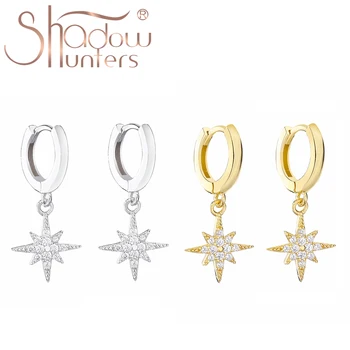 

SHADOWHUNTERS Original 925 Sterling Silver Starbrust Clip On Earrings For Women High Quality Silver 925 Jewelry Making