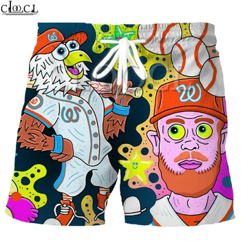 

Summer Hip Hop Shorts New Men Beach Short Homme Pants Japanese Warrior Anime 3D Printed Colorful Pattern Streetwear Beach Wear