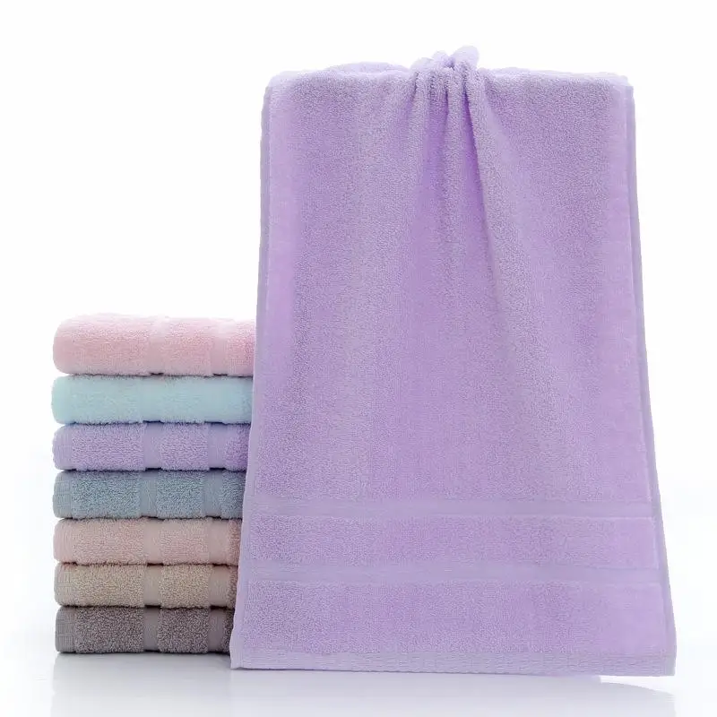 light purple Ванная комната банное полотенце для взрослых прямоугольник Впитывающее пляжное полотенце домашний душ Применение сохнущая мочалка Toalla De Ducha принадлежности для душа - Цвет: light purple