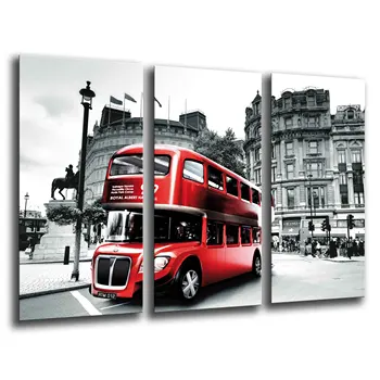

London, City of London, photo print on wood, modern picture decorative 26027