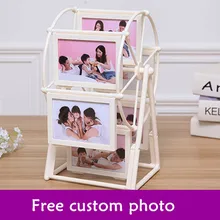 DIY на заказ 5 дюймов романтическая ветряная мельница Пара Свадьба Фото Знак фоторамка Рождество День благодарения детский подарок