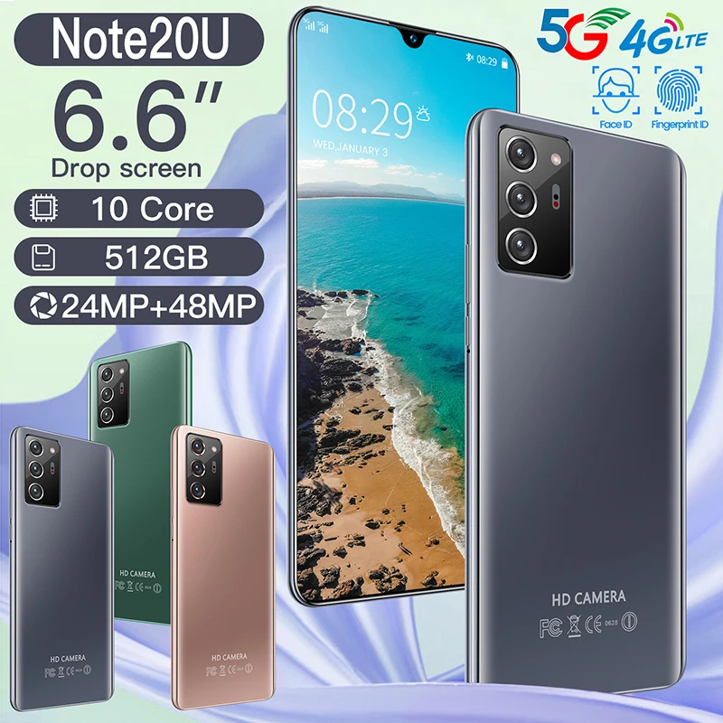 Global Version Galay Note20U Smartphone 12GB 512GB