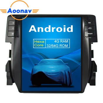 

AOONAV 10.4 inch car radio GPS navigation for HONDA-civic 2016 car DVD player autoradio vertical screen Android 9.0