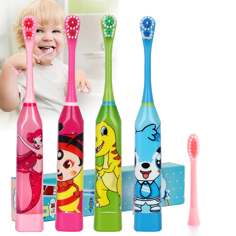 Cartoon Pattern Children Electric Toothbrush Double-sided Tooth Brush Heads Electric Teeth Brush Or Replacement Brush Heads Kids Cartoon Pattern Children Electric Toothbrush Double-sided Tooth Brush Heads Electric Teeth Brush Or Replacement Brush Heads Kids