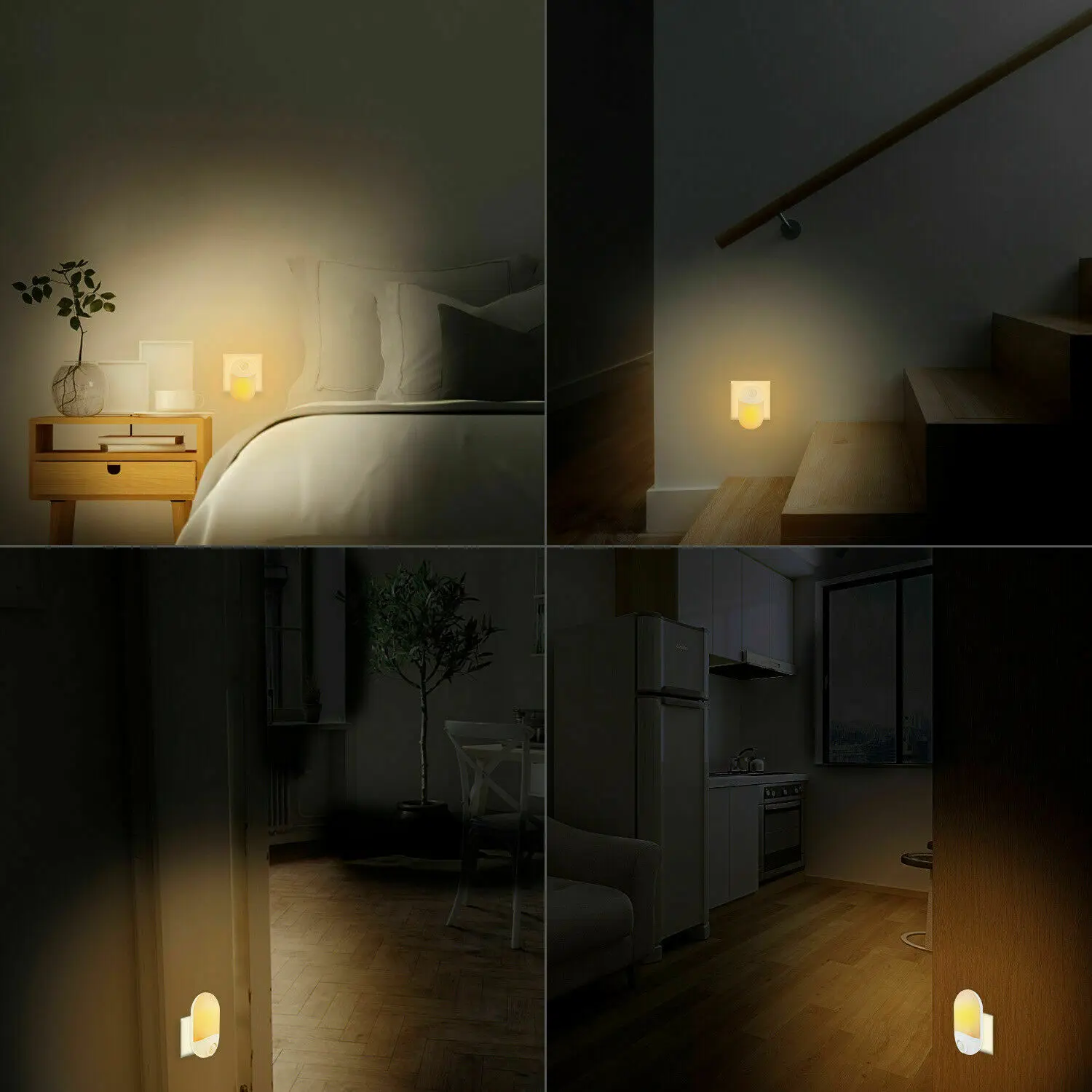 night lamp Automatic LED Motion Sensor Night Light Wall Plug In Dusk to Dawn Sensor Light Lamp Warm White US/UK/EU Plug for children /girl home depot dinosaur light