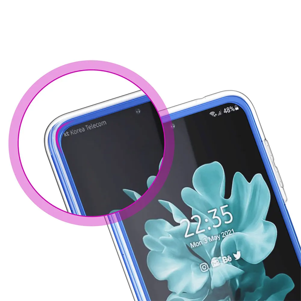 Transparent Luxury Love Bow Hard Phone Case Cover - Clear PC Design
