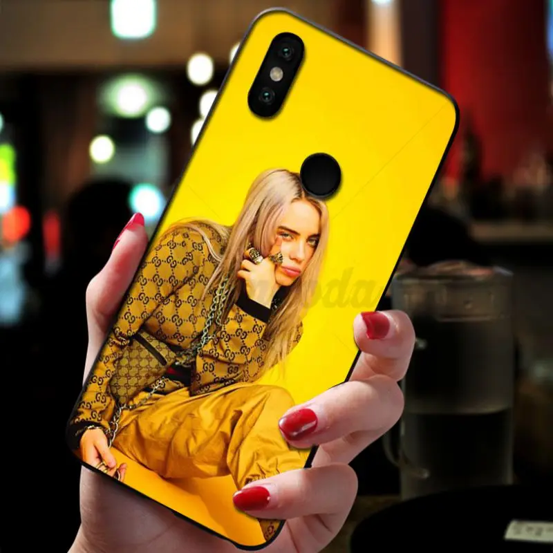 12 Yinuoda Billie Eilish 13 милые черные силиконовые мягкие Аксессуары для телефонов Чехол для redmi 5plus note6pro note5 6pro 7 Чехол - Цвет: 12