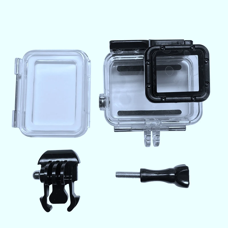 Чехол для дайвинга для Gopro Hero 7, цвет белый, серебристый, водонепроницаемый защитный чехол для камеры