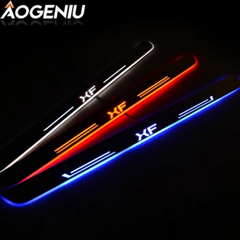 

Car LED Door Sill For JAGUAR XF X260 2015-2020 Pedal Auto Exterior Scuff Plate Pathway Part Dynamic Moving Light Car Accessories