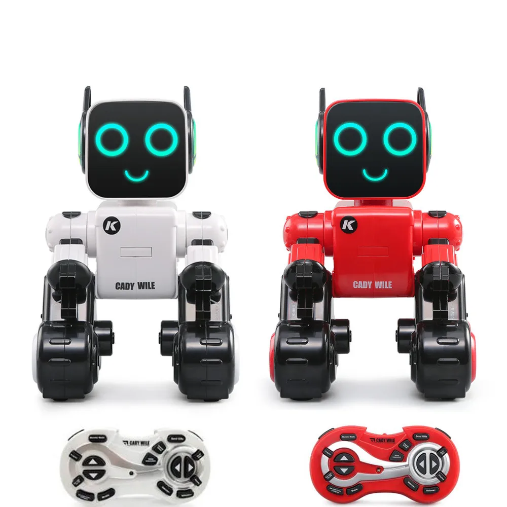 

intelligent RC Robots Voice Control interactive action programming Send Gift Sliding Touch Sensing Singing Dancing Robot toys