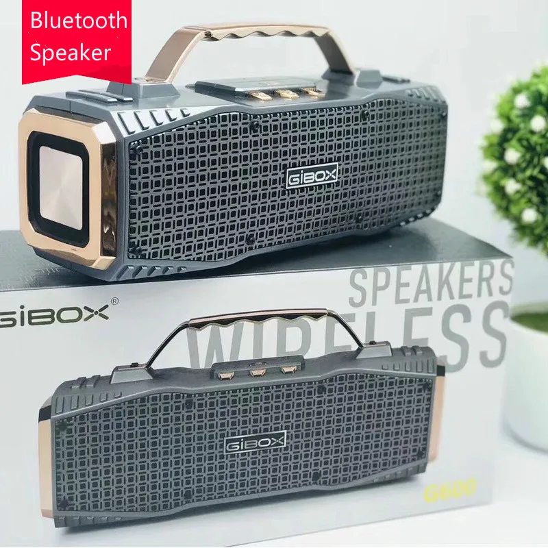 Bluetooth динамик 16 Вт Портативный Открытый 4000 мАч Беспроводная аудио карта U диск радио Воспроизведение поддержка вызова TF FM