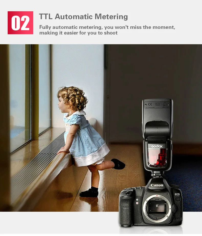 Godox V860II камера вспышка GN60 HSS ttl вспышка триггер фонарик для Canon Nikon sony Olympus Fujifilm синхронизатор