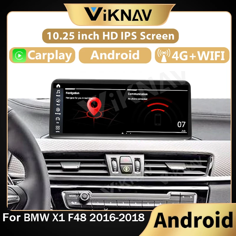 

Android car radio For BMW X1 F48 2016-2018 car touch screen GPS navigation stereo recorder DVD multimedia player head unit