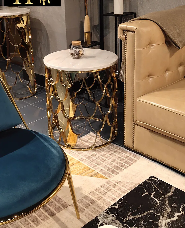 Рисунок 2 - Новейший Мраморный Круглый стол из нержавеющей стали