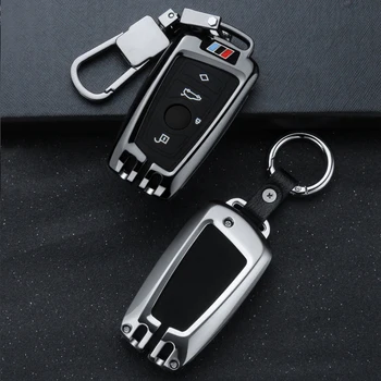 

New Fashion Car Key Cover Shell Case For Bmw New 1 3 4 5 6 7 Series F10 F20 F30 Smart 3 Buttons Accessories
