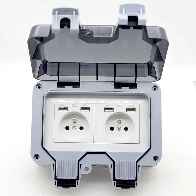 Waterproof Outdoor Box Wall Socket 13a Outdoor Waterproof Electrical