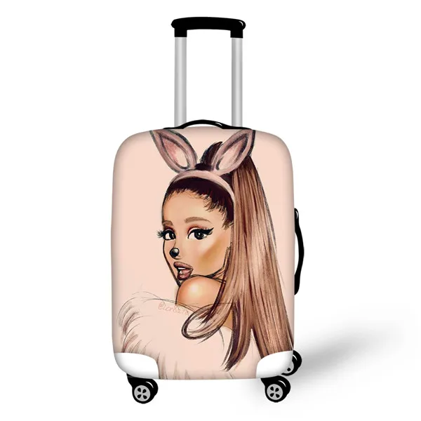 Thikin Ariana grande дорожная багажная Крышка для девочек мультфильм школьный багажник чемодан защитный чехол дорожная сумка Защитная куртка - Цвет: CDZHL717SML