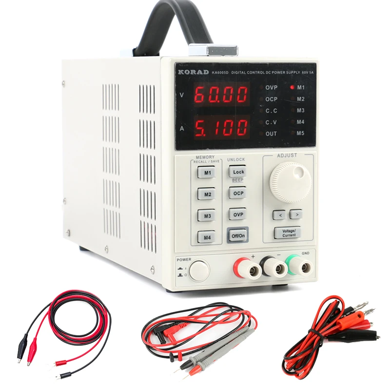 US $120.89 KORAD 6005D 6005P 3010D 3010P High Precision Adjustable Laboratory Programmable DC Power Supply 30V 60V 5A 10A 10mV 1mA