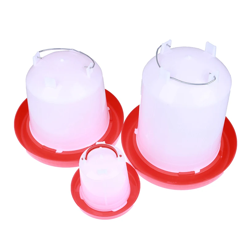 1.5L/6L/8L/10L кормушка для цыплят курица поилка для птиц водосборник для кормления питья подачи воды перепелиный чайник птица Ферма Животных поставки