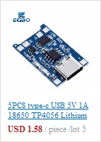 1 ~ 50PCS Typ-C USB Eingang Hohe Strom 3A Polymer Ternäre Lithium-Batterie Schnelle Schnelle Lade bord IP2312 CC/CV Modus 5V Zu 4,2V – Detail 16