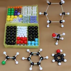 Organics química científica átomo estrutura molecular modelos ensinar kit conjunto de ajuda para professores e alunos do ensino médio
