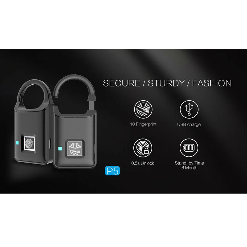 Smart Keyless биометрический дверной замок биометрический Водонепроницаемый Электронный замок с отпечатком пальца